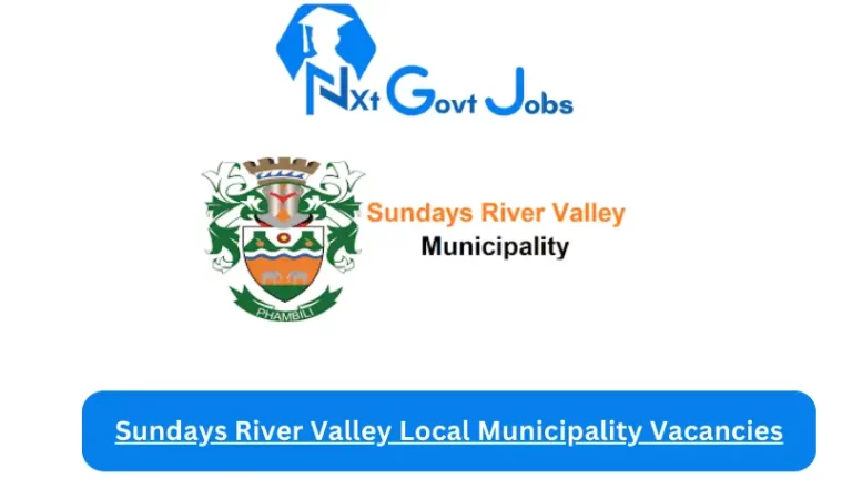 New Sundays River Valley Local Municipality Vacancies 2024 @www.srvm.co.za Careers Portal