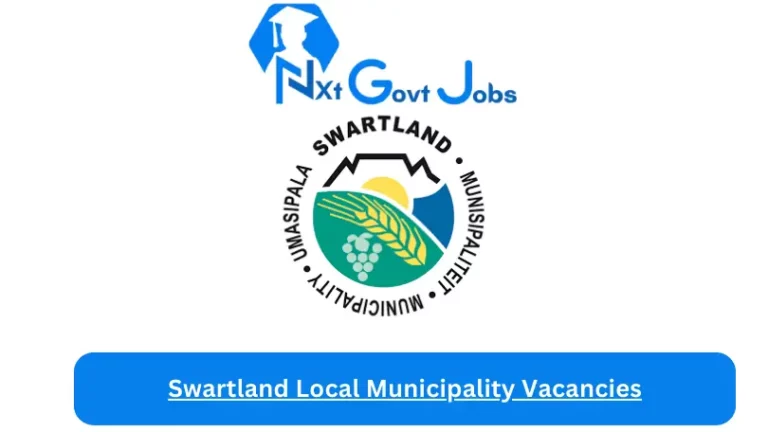 New Swartland Local Municipality Vacancies 2024 @www.swartland.org.za Careers Portal