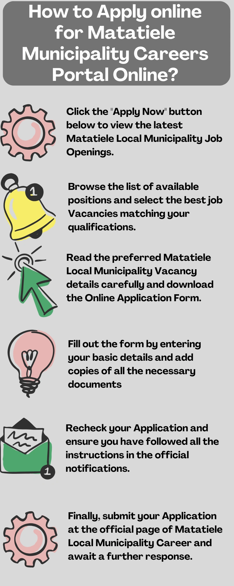 How to Apply online for Matatiele Municipality Careers Portal Online?