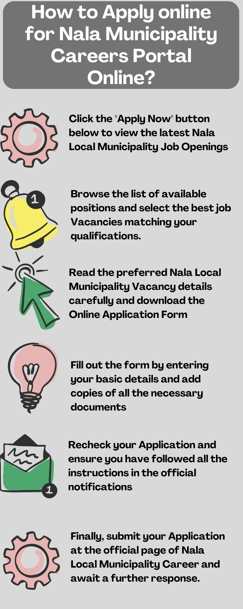 How to Apply online for Nala Municipality Careers Portal Online?