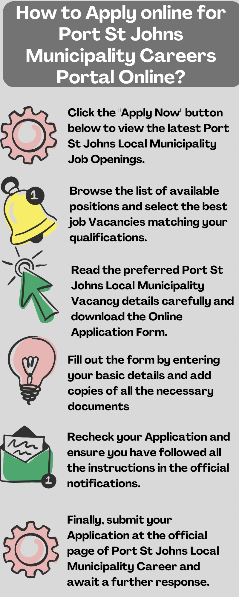 How to Apply online for Port St Johns Municipality Careers Portal Online?